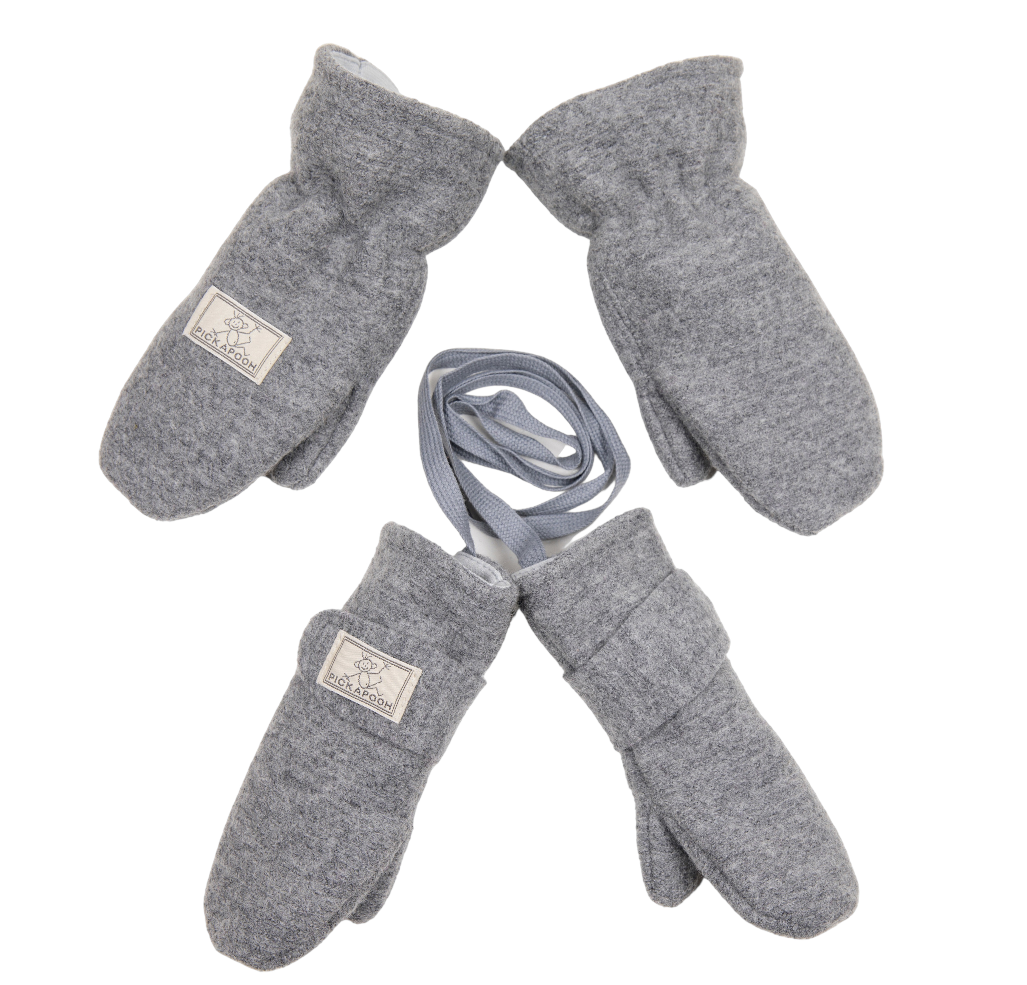 Pickapooh Fäustel Handschuhe grau
