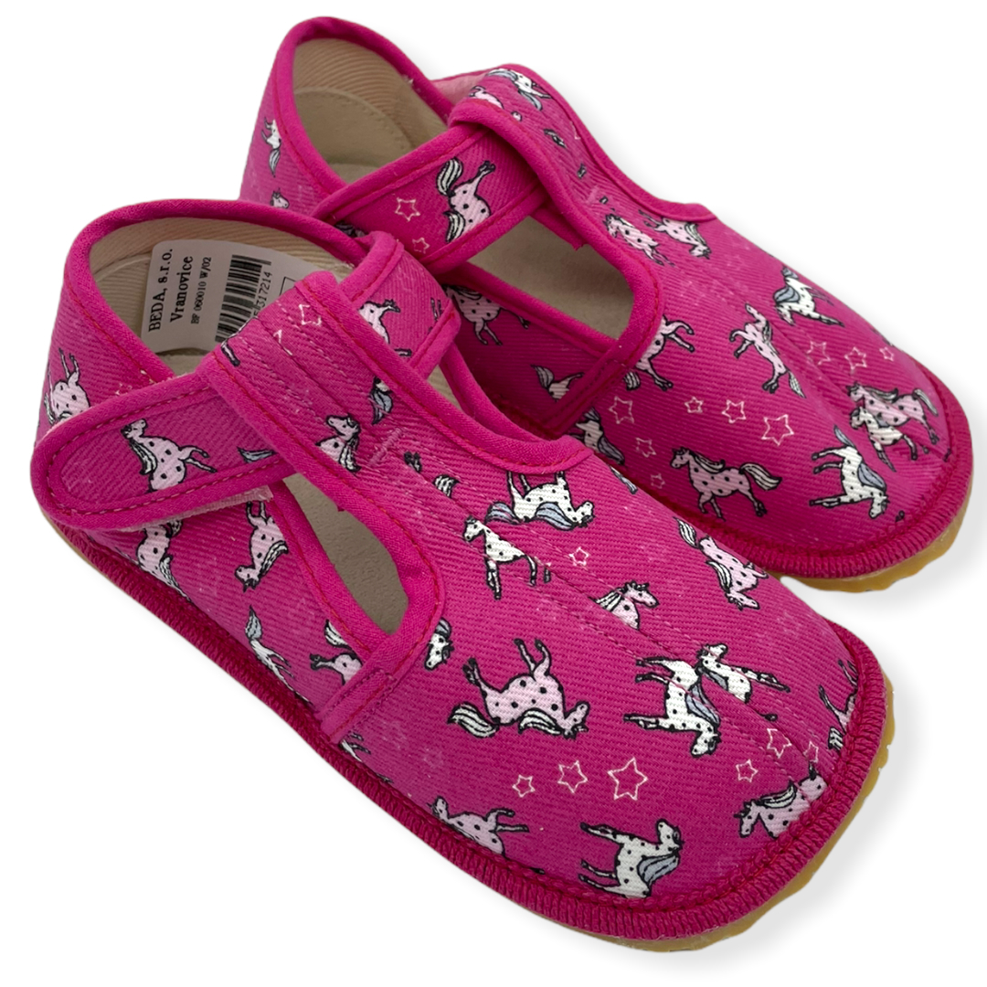 BEDA Hausschuhe SLIM Einhorn
